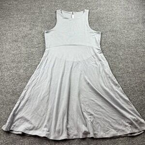Athleta Nighttime Bliss Sleep Dress S Gray Sleeveless TENCEL Lyocell Soft